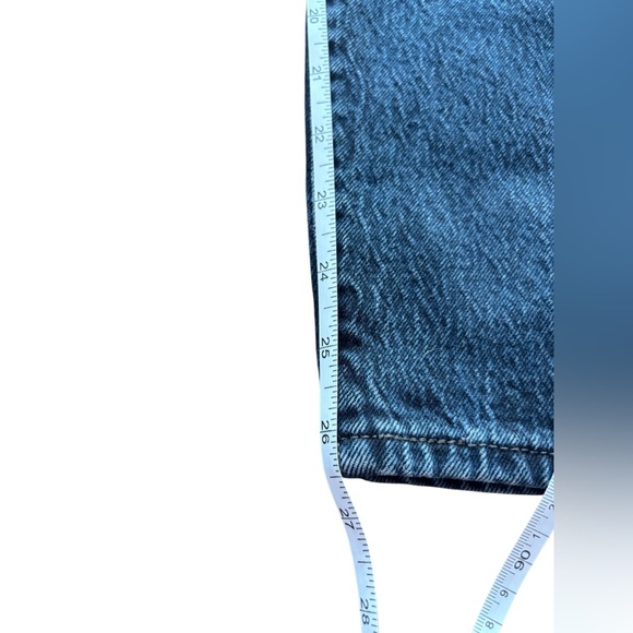 Levi’s Wedgie Straight Premium Jeans Dark Wash High Rise Denim Size 29 - Picture 4 of 12